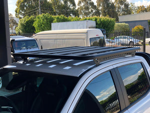 Aluminium Flat Roof Rack Backbone to Suit Nissan Navara D40 2005 - 2015
