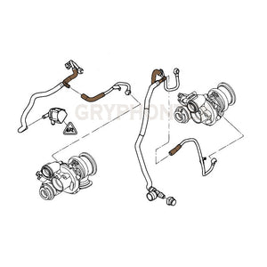BMW 5 6 7 Series N63 Turbo Coolant Line Repair Kit