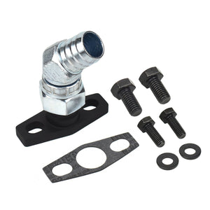 3/4" Barb Turbo Oil Drain Flange Kit Garrett GBC GBC14 GBC17 GBC20 GBC22