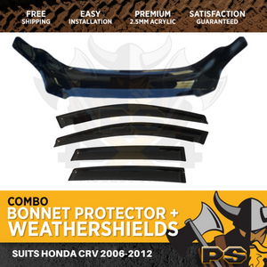 Bonnet Protector, Weather Shields Visor for Honda CRV 2006-2009