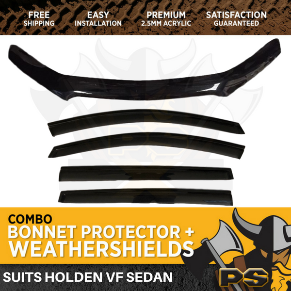 Bonnet Protector & Weathershields for Holden VF SEDAN Commodore