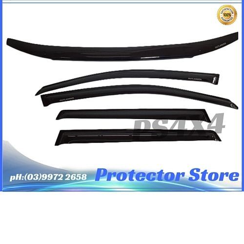 Bonnet Protector , Window Visors Weather shields For Mitsubishi Outlander 12-20 ZJ-ZL