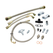 Load image into Gallery viewer, Braided Turbo Oil Water Line Kit Garrett G-Series G25 G30 G35

