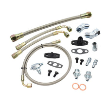 Load image into Gallery viewer, Braided Turbo Oil Water Line Kit Garrett GT37R GT40R GT42R GT45R

