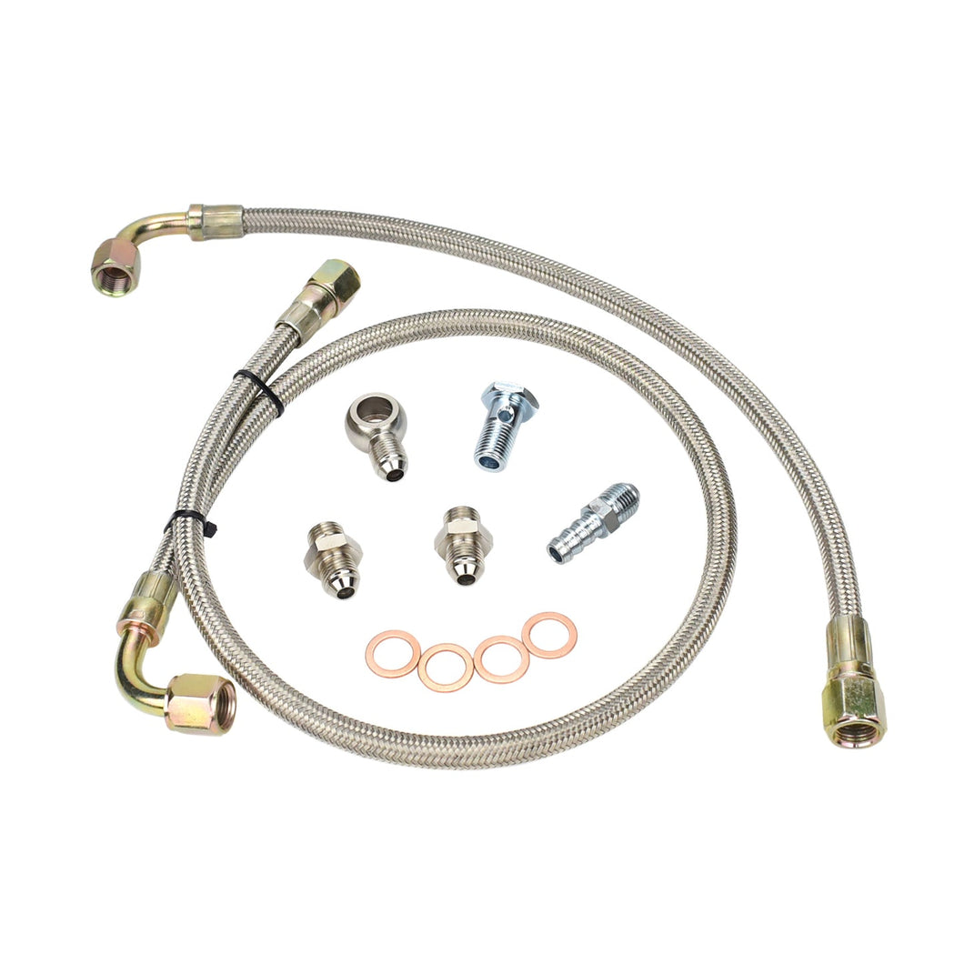 Turbo Water Line Kit Nissan RB20 RB25 RB30 with Garrett GT28R GT30R GT35R