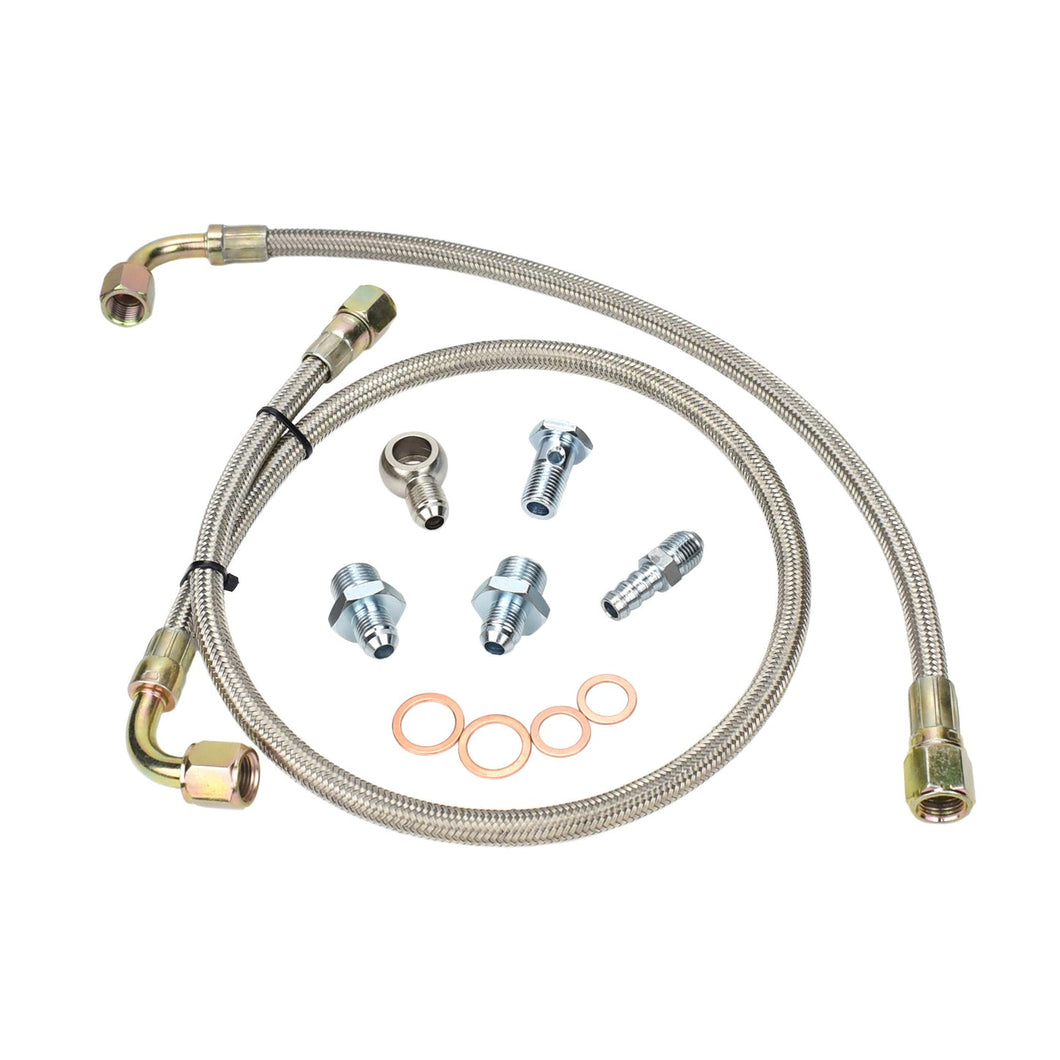 Turbo Water Line Kit Nissan RB20DET with RB25DET Stock Turbo (M18x1.5 water size)