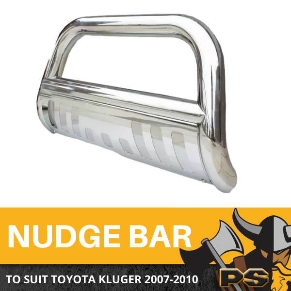 Nudge Bar Stainless Steel Grille Guard to suit a Toyota Kluger 2007-2010