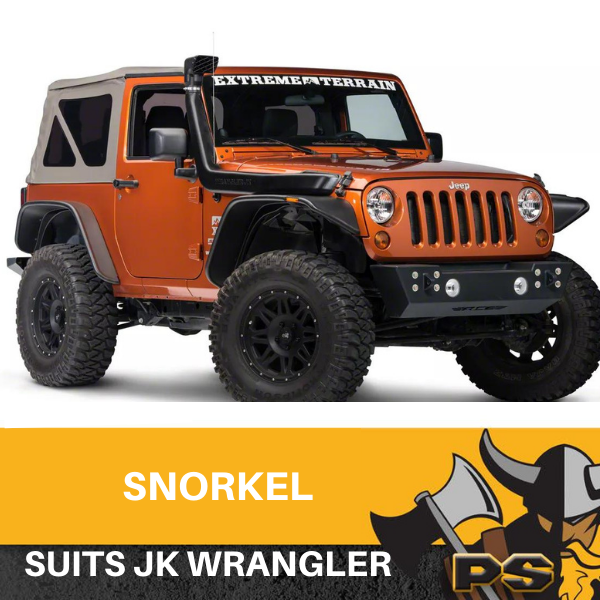 PS4X4 Snorkel Kit Fits Jeep JK Wrangler 2 & 4 Door 2006 On Petrol Diesel