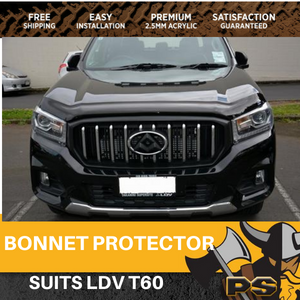 LDV T60 Premium Acrylic Bonnet Protector Bonnet Guard