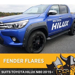 Jungle Flares to suit Toyota Hilux 2015-2021 Toyota Hilux Revo 6 Pcs