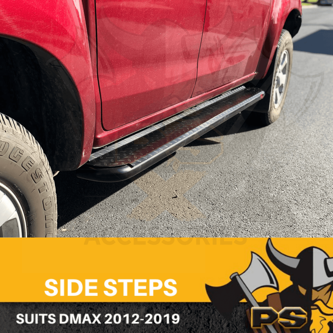Ps4x4 Rock Sliders Heavy Dual Cab Duty Side Steps Isuzu Dmax D-max 12-20