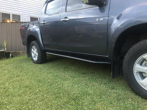 HOLDEN COLORADO (2012-2018) RG HIGH TENSILE STEEL 4X4 ROCK SLIDER SIDE STEPS