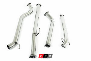 TOYOTA HILUX (2015+) GUN 2.8L & 2.4L TD DPF BACK STAINLESS STEEL EXHAUST UPGRADE