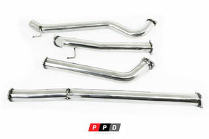 TOYOTA HILUX (2015+) GUN 2.8L & 2.4L TD DPF BACK STAINLESS STEEL EXHAUST UPGRADE