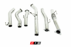 NISSAN NAVARA (2011-2014) D40 V6 ST-X 550 DUMP-BACK 3" STAINLESS EXHAUST