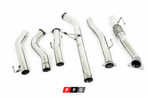 NISSAN NAVARA (2011-2014) D40 V6 ST-X 550 DUMP-BACK 3" STAINLESS EXHAUST