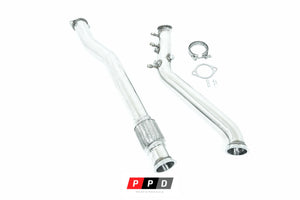 TOYOTA FORTUNER (2015+) 2.8L TD 3" STAINLESS DPF-DELETE PIPE