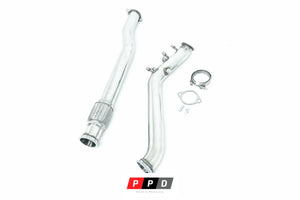 TOYOTA FORTUNER (2015+) 2.8L TD 3" STAINLESS DPF-DELETE PIPE