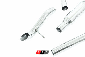 JEEP WRANGLER JK & JL 4 DOOR (2012-2017) STAINLESS STEEL CAT-BACK EXHAUST