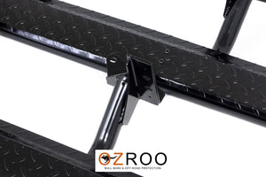 ISUZU D-MAX (2012-2019) HIGH TENSILE STEEL 4X4 ROCK SLIDER SIDE STEPS