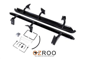 TOYOTA HILUX ROCK SLIDERS - (2005-15) KUN HIGH TENSILE STEEL 4X4 SIDE STEPS