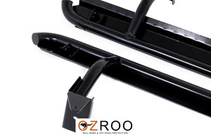 ISUZU D-MAX (2012-2019) HIGH TENSILE STEEL 4X4 ROCK SLIDER SIDE STEPS