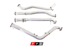 FORD RANGER (2016+ OCTOBER-ONWARDS) PX2 & PX3 3" TURBO BACK EXHAUST - DPF DELETE