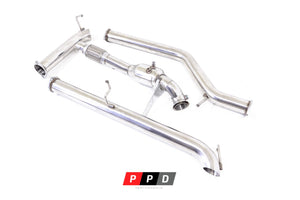 VW AMAROK (2013+) 2L TWIN TURBO TDI400 TDI420 3" STAINLESS DPF DELETE EXHAUST