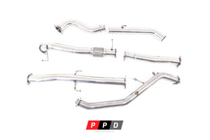 MITSUBISHI TRITON (2015+) MQ & MR TD STAINLESS DPF-DELETE TURBO-BACK EXHAUST