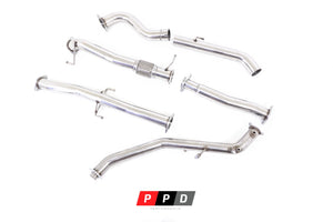 MITSUBISHI TRITON (2015+) MQ & MR TD STAINLESS DPF-DELETE TURBO-BACK EXHAUST