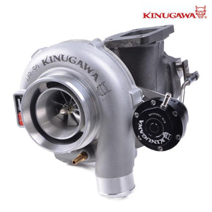 Kinugawa Ball Bearing Turbocharger 4" Anti-Surge GTX3076R Gen II 2 T3 5-Bolts Low Mount w/ V-band Adapter for Ford XR6 BA BF FG GFX