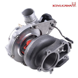 Kinugawa Ball Bearing Turbocharger 4" Anti-Surge GTX3076R Gen II 2 T3 5-Bolts Low Mount w/ V-band Adapter for Ford XR6 BA BF FG GFX