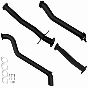 2.0L PX3 Ranger 3" DPF Back Exhaust - Pipe Only Black