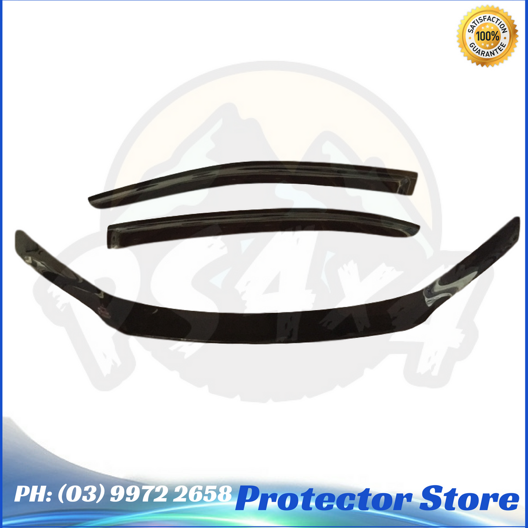 Ford Falcon FG UTE 2008-2014 Bonnet Protector & Wind Visors Weather Shields