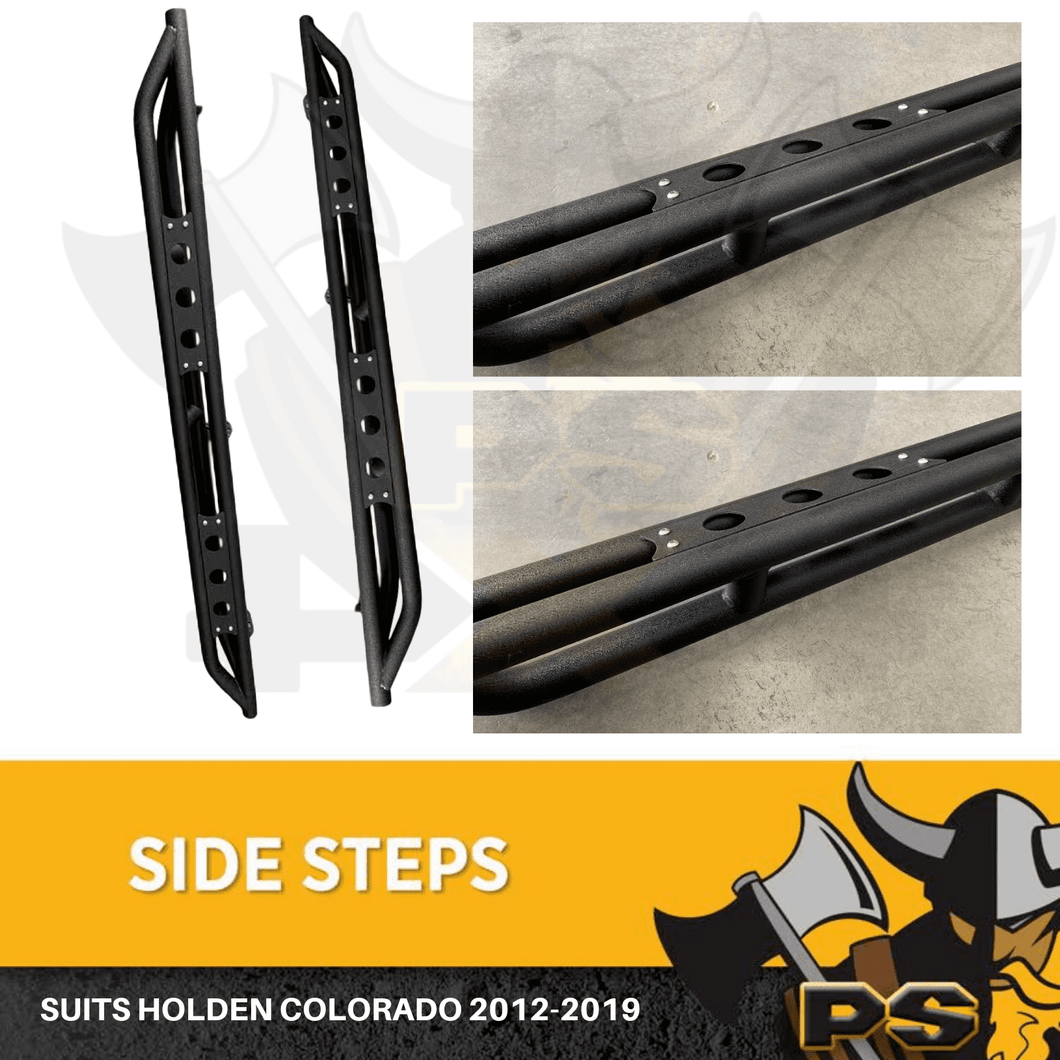 Heavy Duty Side Steps for Holden Colorado 2012-2019 Dual Cab Running Boards