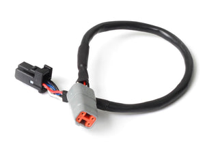 Haltech Elite CAN Cable DTM-4 to 8 pin Black Tyco 
Length: 900mm (36")