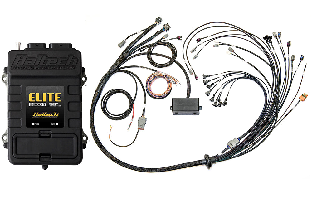 Elite 2500 T with ADVANCED TORQUE MANAGEMENT & RACE FUNCTIONS - Ford Coyote 5.0 Terminated Harness ECU Kit