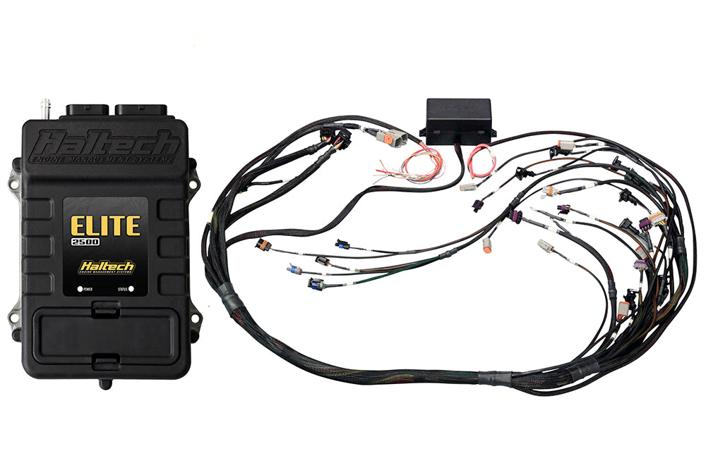 Elite 2500 with RACE FUNCTIONS - GM GEN III LS1 & LS6 (GEN IV LS2/3 DBW Retrofit Ready)Terminated Harness ECU Kit