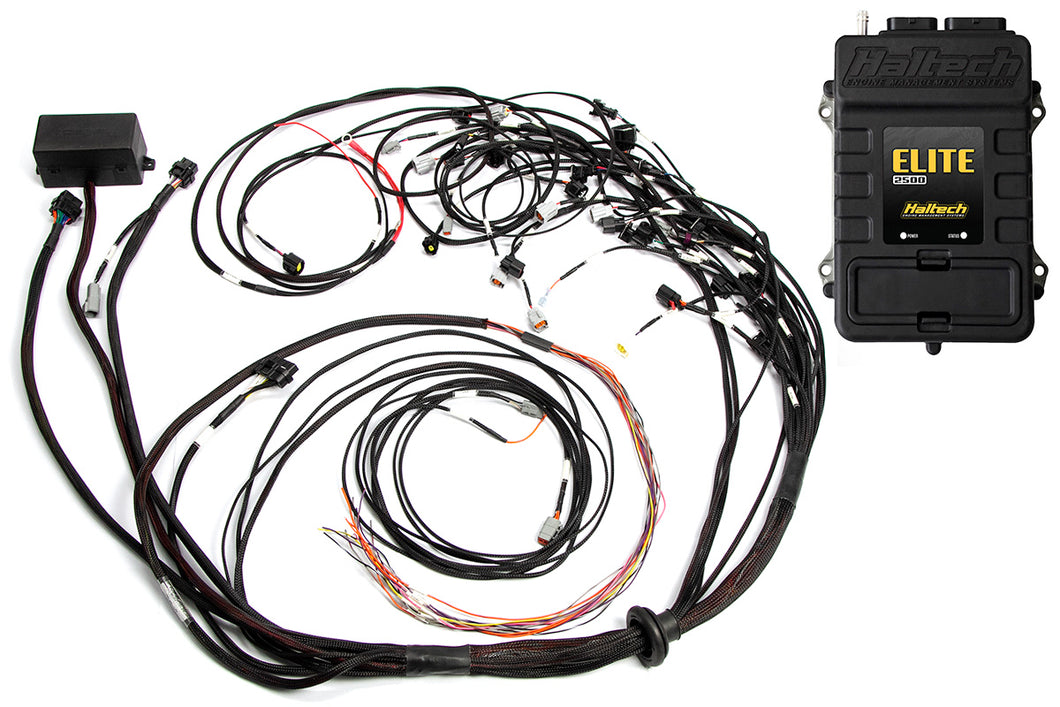 Elite 2500 with ADVANCED RACE FUNCTIONS - Ford Falcon BA/BF Barra 4.0 Terminated Harness ECU Ki