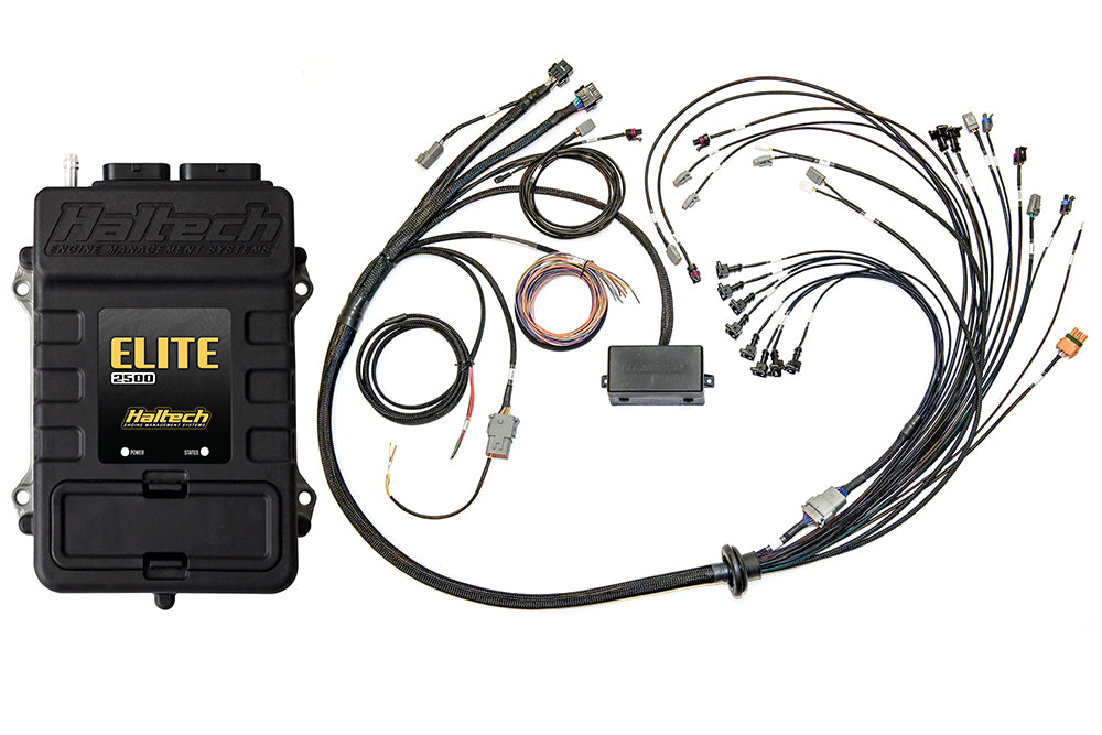 Elite 2500 & Race Expansion Module (REM) 16 Sequential Injector V8 Big Block/Small Block GM, Ford & Chrysler Hemi Terminated Harness ECU Kit