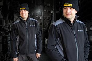 Haltech Black/Grey Collared Soft Shell Jacket -  XL
