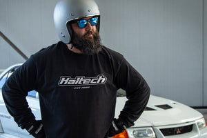 Haltech "Classic" Long Sleeve Shirt - Black - 4XL