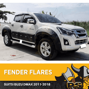 Black Jungle fender flares to suit Isuzu D-max DMAX 2012-2018 Wheel Arch