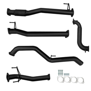 Isuzu D-Max 3L 3" Turbo Back Exhaust - No Cat With Pipe