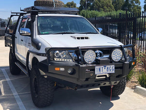 PS4X4 Heavy Duty Deluxe Bull Bar to suit Toyota Hilux 2005 - 2011 Steel Bull Bar