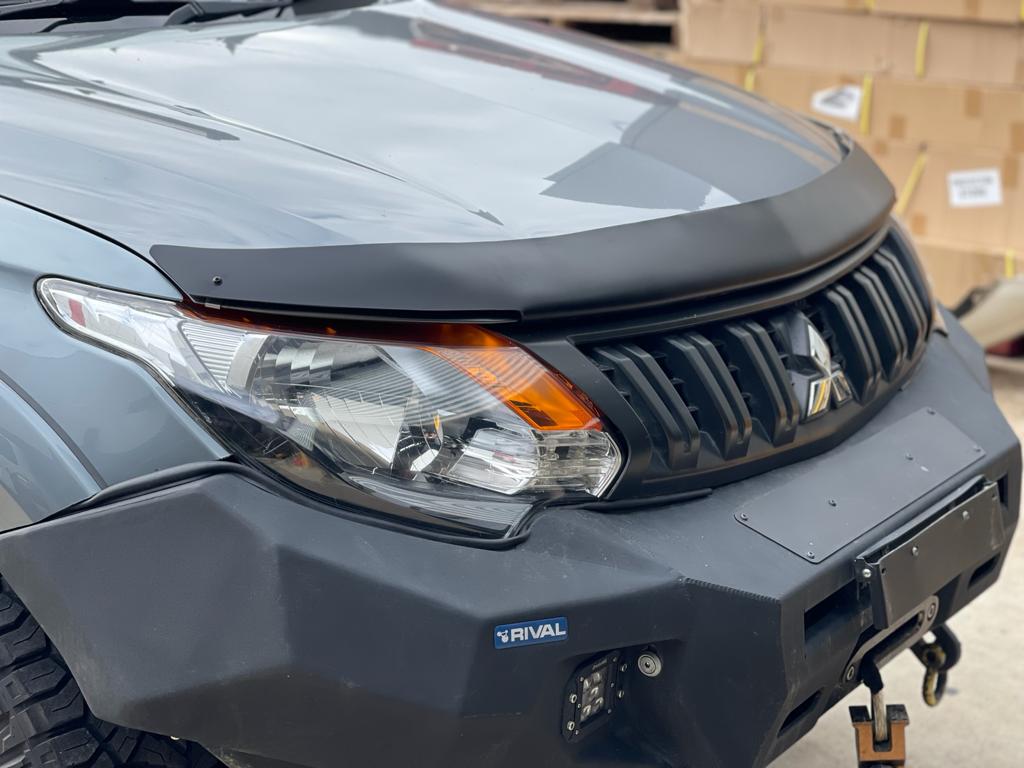 Matte Bonnet Protector for Mitsubishi Triton MQ 2015-2018 Tinted Guard