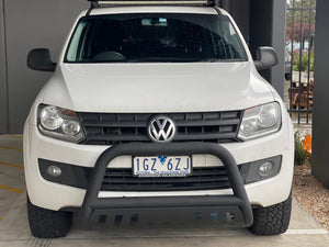 Volkswagen Amarok 2010-2021 Matte Black Nudge Bar Steel Grille Guard 3 Inch