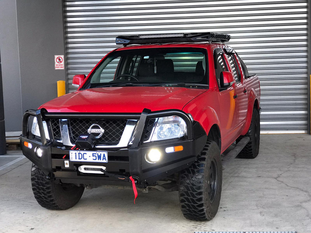 Premium Deluxe 63mm Bull Bar For Nissan Navara D40 Spanish 2010 - 2015
