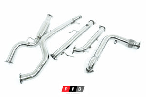 MITSUBISHI PAJERO (2006-2021) NS NT NW 3.2L TD - 3" STAINLESS STEEL TURBO BACK EXHAUST