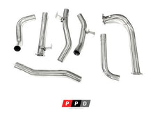 Load image into Gallery viewer, TOYOTA LANDCRUISER 78 SERIES (1999-2007) TROOP CARRIER 1HD 4.2 TD 3&quot; STAINLESS STEEL TURBO BACK EXHAUST
